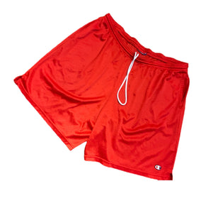 Vintage Champion Mesh Basketball Shorts W/ Pockets - Athletic Gym Wear - XL