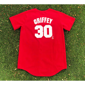 Vintage Majestic Cincinnati Reds Ken Griffey MLB Baseball Authentic Jersey