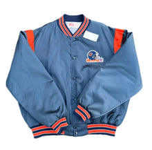 Load image into Gallery viewer, Vintage Chicago Bears NFL Football Satin Nylon Bomber Button Up Jacket XXL NWOT