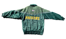 Load image into Gallery viewer, NFL Green Bay Packers Logo Athletic Pro Line Puffer Coat Jacket Men’s M Medium