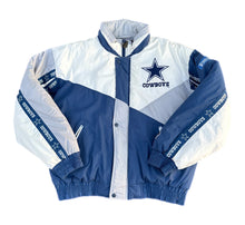 Load image into Gallery viewer, Dallas Cowboys Pro Player Vintage Nylon Puffer Jacket L