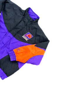 Vintage 90s Logo Athletic NBA Phoenix Suns Winter Parka Coat Jacket Mens Large L