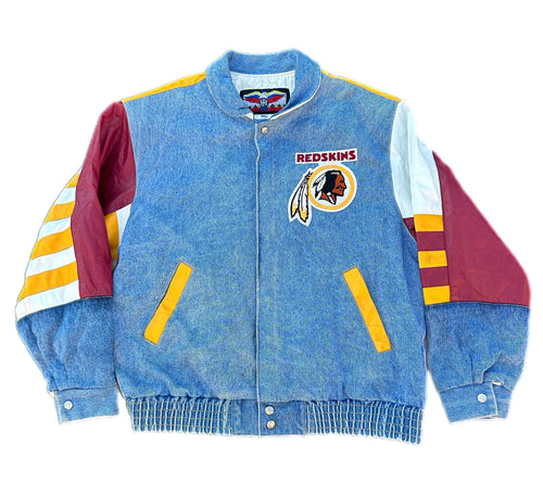 Vtg Jeff Hamilton Jacket NFL Washington Redskins Mens M Original Logo