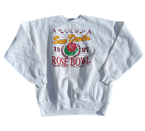 Vintage 1997 ARIZONA STATE SUN DEVILS Football ROSE BOWL Sweatshirt XL Crewneck