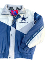 Load image into Gallery viewer, Dallas Cowboys Pro Player Vintage Nylon Puffer Jacket L