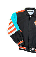 Load image into Gallery viewer, Vintage Jeff Hamilton Miami Dolphins Genuine Leather Jacket With Cloth Size M