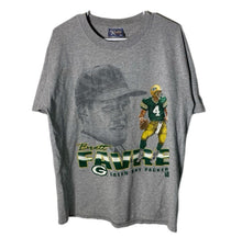Load image into Gallery viewer, Vintage 90s Brett Favre Green Bay Packers MVP Shirt NFL Gray Lee Sport Men's L
