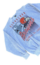 Load image into Gallery viewer, Vintage Cleveland Browns sweatshirt mens XL gray brown crew neck Trench