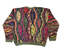 Load image into Gallery viewer, Vintage COOGI Australia Multicolor Textured 3D Chunky Knit Sweater Large