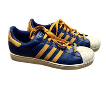 Load image into Gallery viewer, Adidas Superstar Foundation Shoes Mens Size 13 Blue Orang Low Top Sneakers Shoes