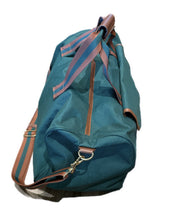 Load image into Gallery viewer, VTG Polo Ralph Lauren Fragrance Duffle Weekender Gym Bag Large Green Canvas Pony