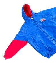 Load image into Gallery viewer, Vintage Logo 7 Chicago Cubs Jacket Men's Large Pullover Full Zip Puffer MLB Blue