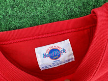 Load image into Gallery viewer, Vintage 90s Red Hard Rock Cafe Crewneck Sweatshirt Red Medium Phoenix