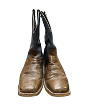 Load image into Gallery viewer, Ariat Mens Cowboy Boots 10.5 EE Arena Rebound Dusted Wheat Heritage Blue