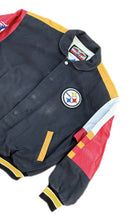 Load image into Gallery viewer, Vintage 90s NFL Jeff Hamilton Pittsburgh Steelers Varsity Football Jacket Sz XL