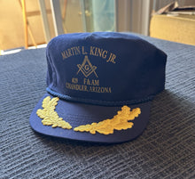 Load image into Gallery viewer, Vintage 80s 90s MLK Martin Luther King Jr. Blue Snapback Rope Hat Adjustable