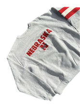 Load image into Gallery viewer, Vintage Nebraska Cornhuskers Team Edition Sweatshirt Large L Gray