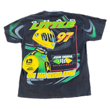 Load image into Gallery viewer, VTG Chad Little Nascar #97 John Deere All Over Print T Shirt Size XL Roush AOP