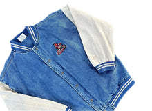 Load image into Gallery viewer, Vintage Phoenix Coyotes Denim Jacket Lee Sport NHL Hockey Jean 90s XL