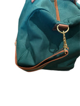 Load image into Gallery viewer, VTG Polo Ralph Lauren Fragrance Duffle Weekender Gym Bag Large Green Canvas Pony