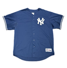 Load image into Gallery viewer, Vintage Majestic Diamond 90s New York Yankees Jersey Giambi Blue Mens Size XL