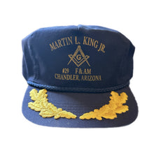 Load image into Gallery viewer, Vintage 80s 90s MLK Martin Luther King Jr. Blue Snapback Rope Hat Adjustable