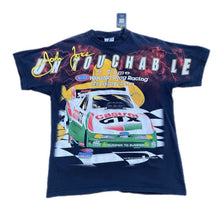Load image into Gallery viewer, John Force 1997  Untouchable  7 Time Champion black t-shirt, Large short sleeve