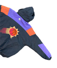 Load image into Gallery viewer, vintage 90s phoenx suns starter pullover jacket XL