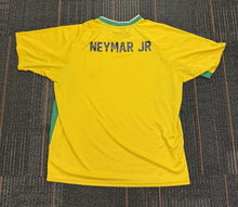 Load image into Gallery viewer, Brazil Soccer Team Jersey Shirt Men XL Yellow Rhinox Vintage Neymar JR
