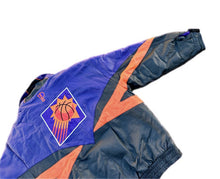 Load image into Gallery viewer, Vintage Phoenix Suns Pro Player Leather Jacket Mens Small Jeff Hamilton