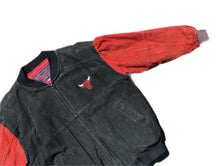 Load image into Gallery viewer, Vintage Jeff Hamilton Pro Sport Chicago Bulls NBA Leather  Jacket Size Medium
