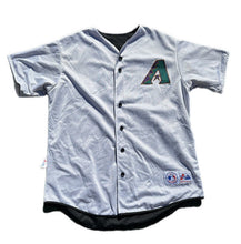 Load image into Gallery viewer, Vintage MLB Arizona Diamondbacks Jersey L Black White Reversible Jersey Majestic