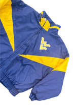 Load image into Gallery viewer, Vintage 90’s Chalk Line Blue West Virginia Puffer Jacket Size XL