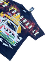 Load image into Gallery viewer, John Force 1997  Untouchable  7 Time Champion black t-shirt, Large short sleeve