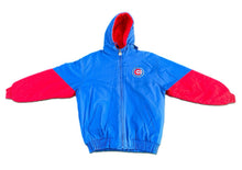 Load image into Gallery viewer, Vintage Logo 7 Chicago Cubs Jacket Men's Large Pullover Full Zip Puffer MLB Blue