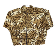Load image into Gallery viewer, Vintage Kaktus Ladies XL Tiger Animal Print Zip Up Jacket.