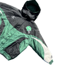 Load image into Gallery viewer, Vintage 90s New York Jets NFL Full Zip Hooded Jacket Size L Large Logo Athletic