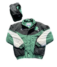 Load image into Gallery viewer, Vintage 90s New York Jets NFL Full Zip Hooded Jacket Size L Large Logo Athletic