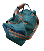 Load image into Gallery viewer, VTG Polo Ralph Lauren Fragrance Duffle Weekender Gym Bag Large Green Canvas Pony