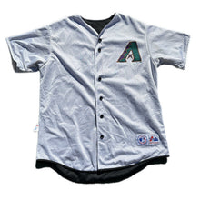 Load image into Gallery viewer, Vintage MLB Arizona Diamondbacks Jersey L Black White Reversible Jersey Majestic