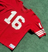 Load image into Gallery viewer, Vintage San Francisco 49ers #16 Joe Montana Champion Jersey Men's Large 90s