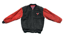 Load image into Gallery viewer, Vintage Jeff Hamilton Pro Sport Chicago Bulls NBA Leather  Jacket Size Medium