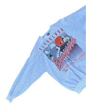 Load image into Gallery viewer, Vintage Cleveland Browns sweatshirt mens XL gray brown crew neck Trench
