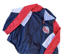 Load image into Gallery viewer, Vintage 90s Rare APEX MLB Minnesota Twins Full Zip Baseball Jacket Men's L Large