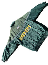 Load image into Gallery viewer, NFL Green Bay Packers Logo Athletic Pro Line Puffer Coat Jacket Men’s M Medium