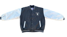 Load image into Gallery viewer, Vintage 90s Los Angeles Oakland Raiders Game Day Windbreaker Jacket Mens Size XL