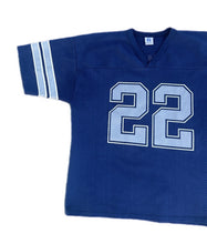 Load image into Gallery viewer, Vintage Dallas Cowboys Emmitt Smith #22 Logo 7 Jersey XL 50-52 USA