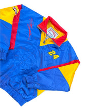 Load image into Gallery viewer, Vintage 90s Nascar Jeff Gordan Nutmeg Racing Jacket Mens Large #24 DuPont