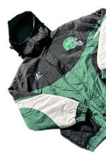 Load image into Gallery viewer, Vintage 90s New York Jets NFL Full Zip Hooded Jacket Size L Large Logo Athletic