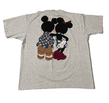 Load image into Gallery viewer, Vintage 90s Disney Mickey And Minnie Double Sided Florida Print T Shirt Size 2XL